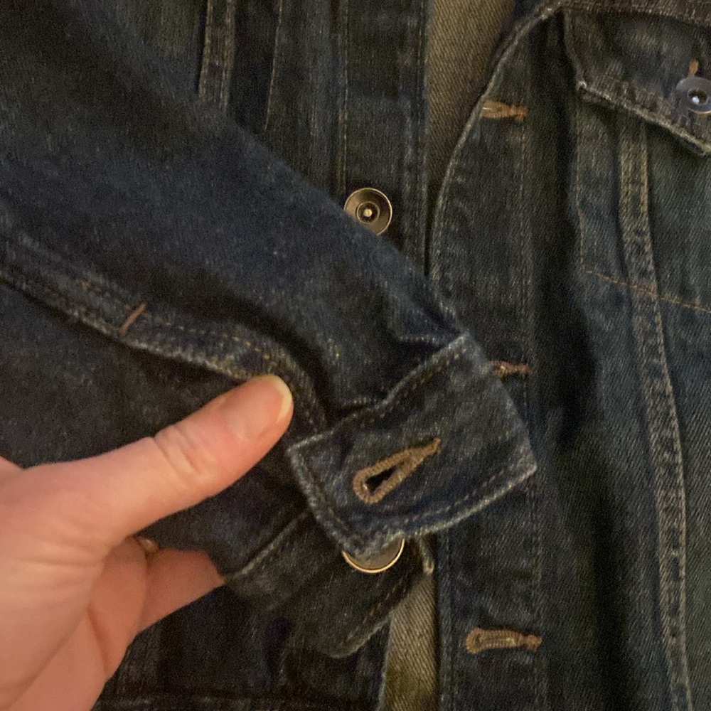 Kids Denim Jacket w/ Tiger Patch on back - Picture 7 of 8
